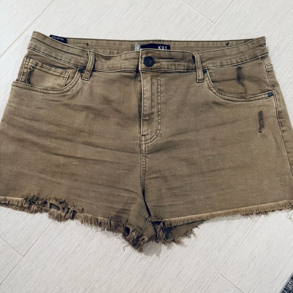 KUT green‎ Jane high rise denim shorts - Picture 1 of 6